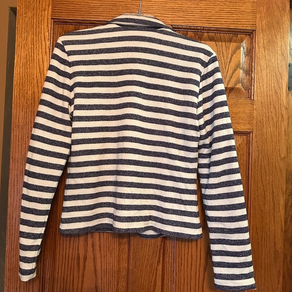 Navy/white striped blazer - Picture 5 of 6
